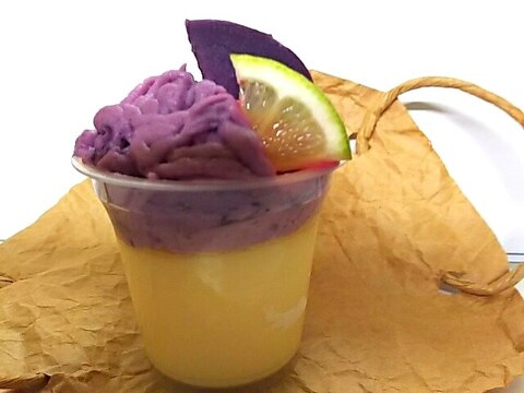 紫芋モンブラン☆プリン